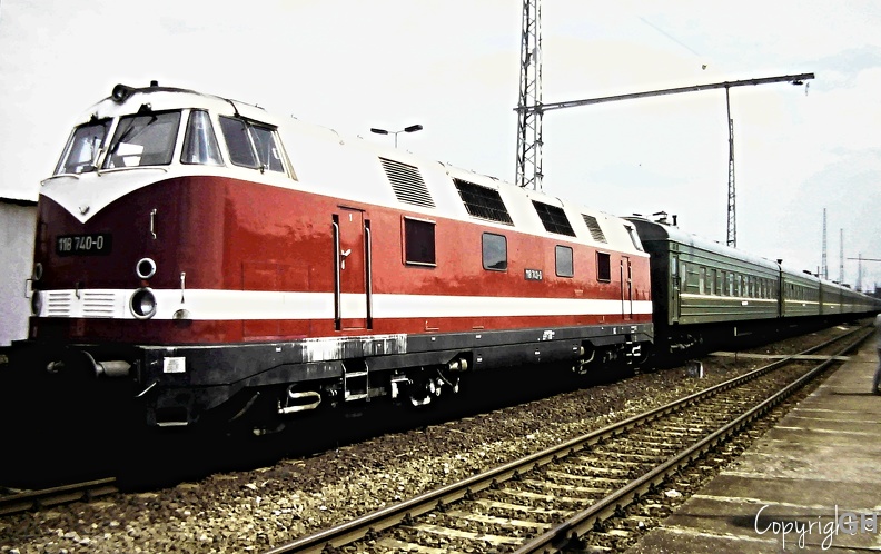 118-740 Bhf-Sangerhaisen 1991.11